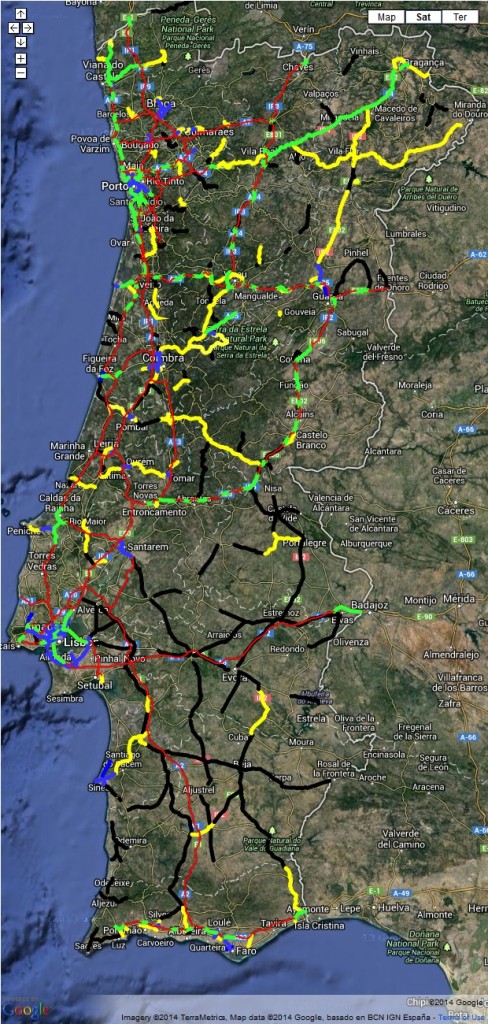 Mapa De Estradas De Portugal Poupar Melhor